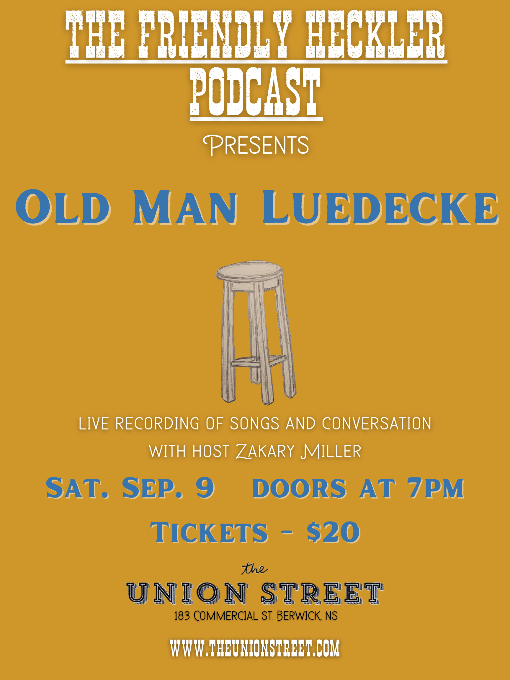 FRIENDLY HECKLER &amp; Old Man LuedeckE